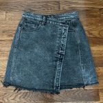 Free People We The Free by Black Denim Skirt Photo 0