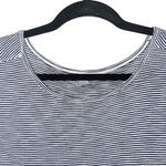 Aerie Navy Blue & White Striped Short Sleeve Oversized Lounge Tee Photo 1