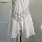 Pink Rose Romantic Vintage Japanese Silky Satin Slip Dress Mini Blush  Lace S Photo 2