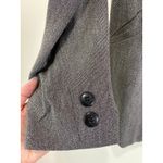 EXPRESS Vintage 80s  Longline Blazer Size 5/6 Rayon Girl Boss Boss Babe 3 Button Photo 3