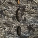 Gymshark Camo Long Sleeve Crop Top Workout Shirt Black Gray Medium Photo 6