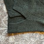 Market & Spruce  Women’s GreenButton Back Sweater with Black Elbow Patches Size M Photo 9