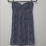 Forever 21  Blue Paisley Strapless Dress Photo 3