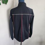 Soma Tranquility By  Black Polka Dot Zipper Jacket with Flower Photo 4