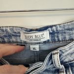 Judy Blue  Mid Rise Star Print Acid Wash Cut Off Shorts XL Photo 1