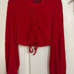 SheIn Cropped Long Sleeve Top Photo 0