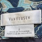 Van Heusen  Floral Pattern Pencil Skirt in Blue and Gray Photo 2