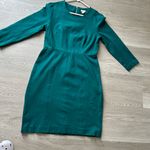 J.Crew  Teal Long Sleeve Dress Photo 2