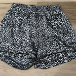 Tart  Intimates Satin Black White Cheetah Sleep Shorts Women’s Small Photo 0