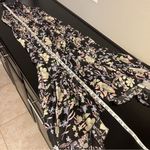 Free People  Heat Wave boho floral Print Maxi Dress, spaghetti strap racer back,S Photo 10