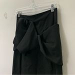ZARA COLLECTION NWT KNOTTED MIDI SKIRT LIMITED EDITION BLACK REF 8253/722 party Photo 6