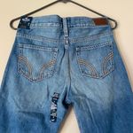 Hollister Medium Wash Low Rise Boyfriend Denim Jeans Bottoms Cuffs Beach Relaxed Photo 6