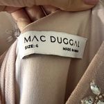 Mac Duggal  Pink V Neck Flutter Sleeve A Line Gown maxi dress size 4 UB Photo 8