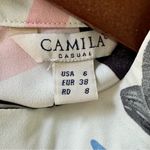 Camilla Camila asymmetrical ruffled floral midi dress sleeveless size 6 NWT Photo 9