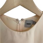 ASOS  Sheer & Solid Skater Dress Bridal Wedding Cocktail Cream Feminine Mesh SZ 8 Photo 9