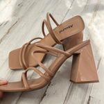 Abound  Austyn Tubular Strappy Block Heeled Sandal Tan Mocha Size 9 NEW Photo 2