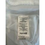 Anthropologie  The Tommie Cap-Sleeve Smocked Front-Zip Shirt Dress White Medium Photo 6