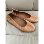 FitFlop  Leather Allegro Slip-On Hazelnut Flats Dress Shoes Ballet Photo 2