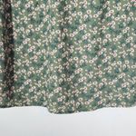 PaperMoon  Green Floral Print Blouse with Cap Sleeves NWT Size Small Photo 2