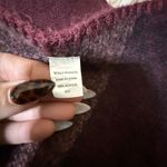 World Market Cape Blanket Shawl Shrug Wrap Burgundy Black O/S Oversized NO BELT Size undefined Photo 5
