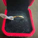 Women’s 10k Gold Plated 2mm Band Size 6 Photo 1