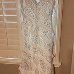 White Sequin Maxi Dress Size 4 Photo 1