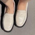 Wild Fable penny loafers in white with platform size 9.5 new Photo 4