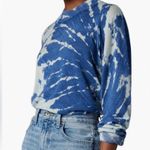 Equipment Agathe Mock Neck Sweater Blue Tie Dye Cashmere Women’s Sweater Medium Photo 1