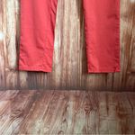 Les Canebiers Raspberry Straight Leg Tartane Pants Size XL Pink Photo 4