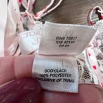 Victoria's Secret Vintage  Angel Pink Hearts Lace Trim Slip Dress Nightie Medium Photo 9