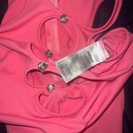 Edikted pink diamond hearts Barbie bodysuit ￼size M Size M Photo 4