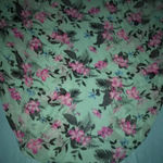 MINIMI kimono floral print short sleeve side splits swim cover boho NEW size M Blue Size M Photo 1