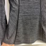 Lululemon Athletica Heather Black Scoop Neck Long Sleeve Lace Panel Shirt-Size 6 Photo 9