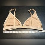 PINK - Victoria's Secret  Beige Floral Embroidered Unlined bralette. Photo 8