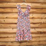 TALULAH La Maison  Floral Linen Midi Dress Photo 3