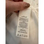 Aritzia  Wilfred White Smocked Chiffon Mini Dress Size XL Photo 4