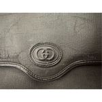 Gucci Vintage Black GG Canvas Crossbody Shoulder Bag Photo 2