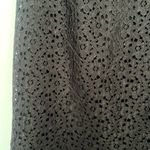 Drama Black Eyelet Floral Pencil Skirt Size 4 Photo 4
