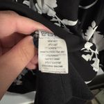 Denim 24/7 Black & White Floral Full Zip Lightweight Bomber Jacket Plus Size 24W Photo 5