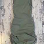 LIONESS ruched green dress Photo 0