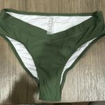 NWT small fanuerg women’s bikini bottom. Hunter green Photo 0