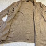 Staccato ‎ Open Front Cardigan Sweater Women's Size Medium Neutral Color Tasseled Photo 6