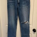 GRLFRND  The Kate Low Rise Slim Crop Jeans Hidden Hills Medium Wash Size 28 NWOT Photo 2