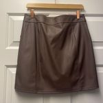 EXPRESS NWT  high waisted pleather skirt Photo 1