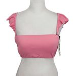 The Bikini Lab  Pink Swimsuit Top Size XXL NWT Barbie Pink Plus Size Bikini Top Photo 0