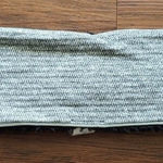 Lululemon  Gray Chic Feminine Warm Cozy Athletic Headband One Size Photo 0