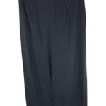 Eileen Fisher  Womens Pants Wide Leg Silk Pockets Side Zip Black L Photo 0