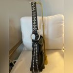 Raviani Black Shoulder Bag w Silver Skulls & Silver Embellishments RETAIL $1250 Photo 2
