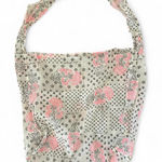 Free People  Boho Cotton Tote Floral Star Slouchy Shoulder Bag NWOT Photo 0