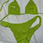 Inamorata Orpheus Top and Bottom Kiwi Rhinestone Green Photo 4